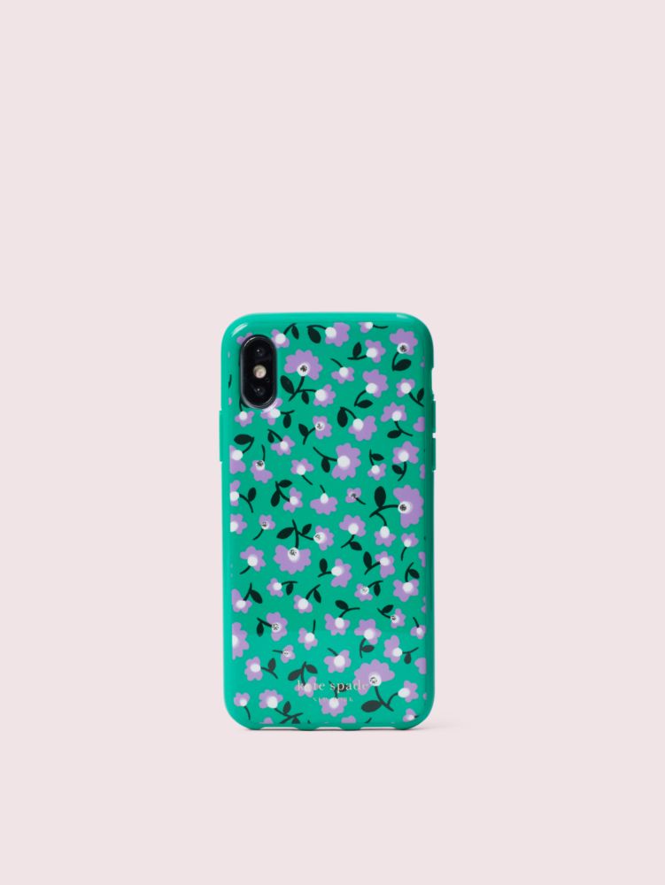 おしゃれなブランドスマホケースはkate spadeのジュエル パーティーです