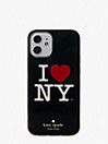 アイ ラブ ニューヨーク X ケイトスペードニューヨーク アイフォン 12mini ケース