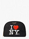 アイ ラブ ニューヨーク X ケイト スペード ニューヨーク ラージ ドーム コスメティック ケース