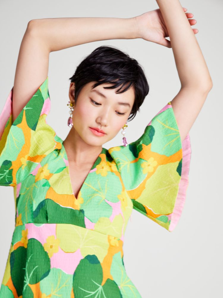 新品2号ケイトスペードニューヨークキューカンバー フローラル