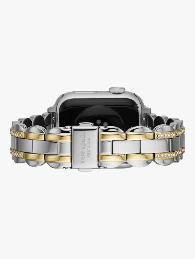パヴェ グリッツ ツートーン ステンレス スチール 38/40MM バンド フォー アップル ウォッチ