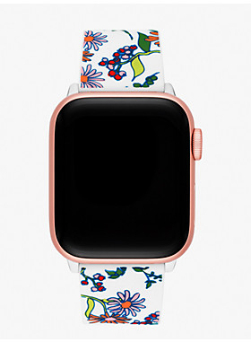 フローラル シリコン バンド フォー アップル ウォッチ 38/40/41mm フローラル シリコン バンド フォー アップル ウォッチ 38/40/41mm