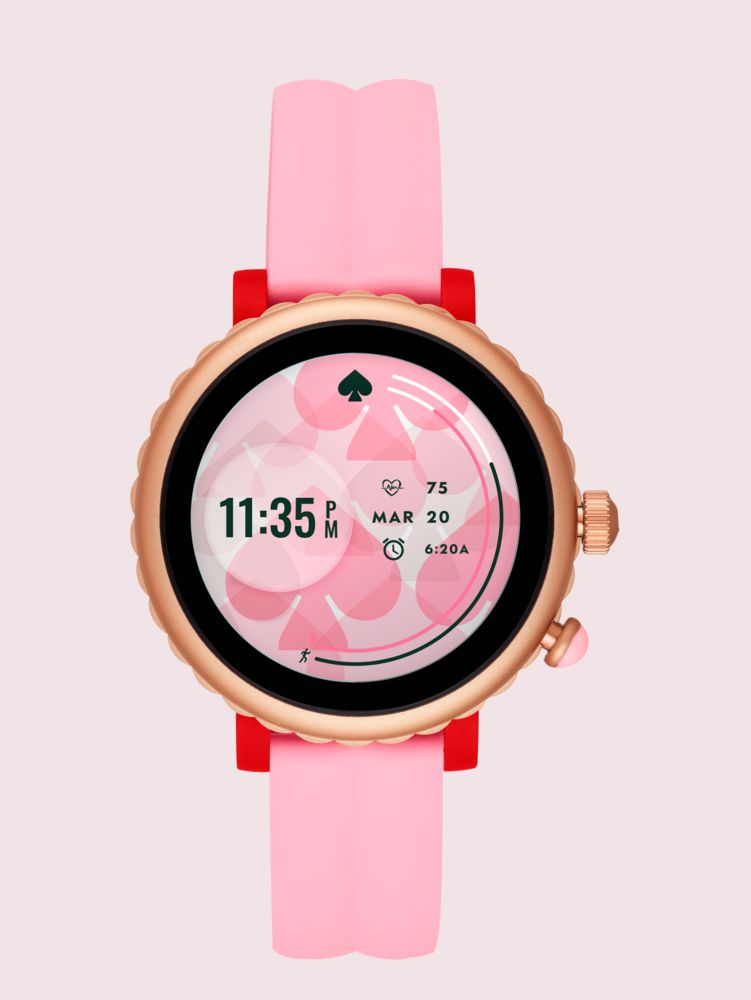 スポーツ スマートウォッチ ピンク シリコン ケイト スペード ニューヨーク 公式 Kate Spade New York