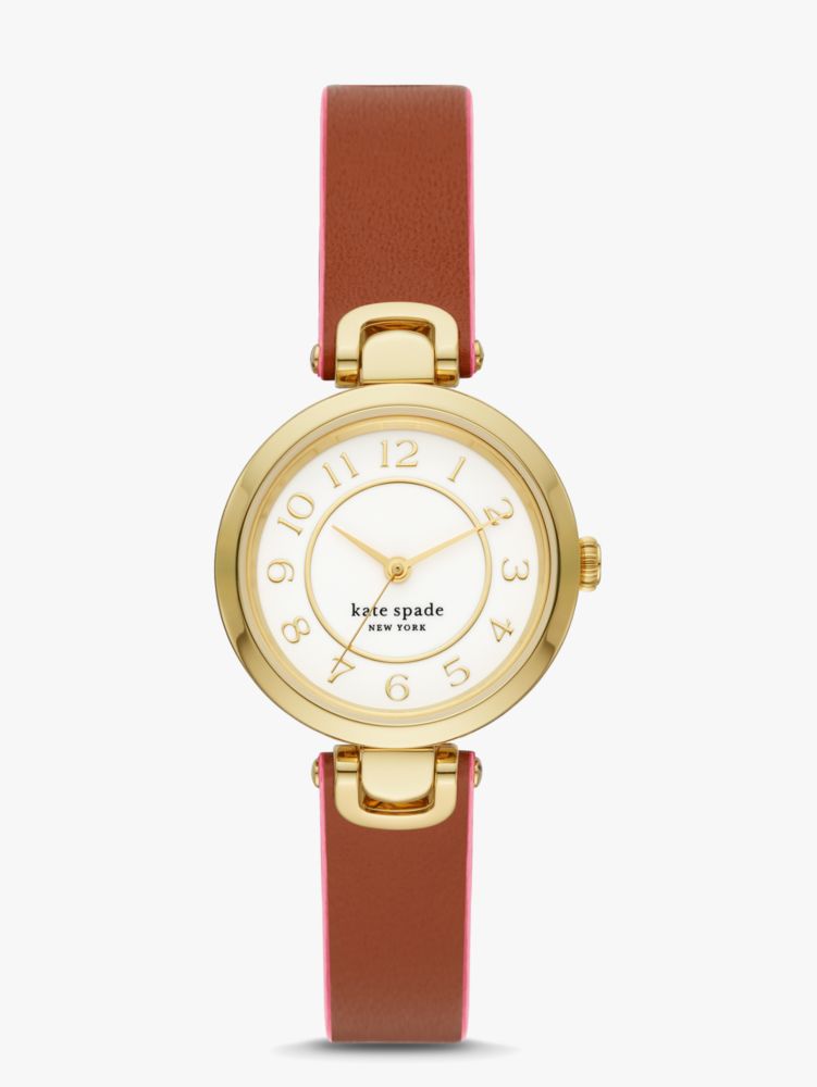 ケイトスペード 時計 Kate Spade Ksw1520b Metro メトロ 34mm クオーツ レディース腕時計ウォッチ ピンク ホワイト Axes アクセス ギフトモール店 プレゼント ギフトのギフトモール