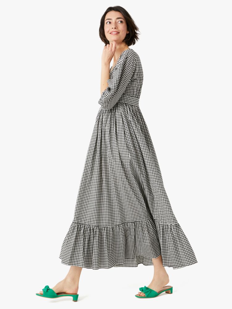 メインライン ミニ ギンガム ボデガ ミディ ドレス ケイト スペード ニューヨーク 公式