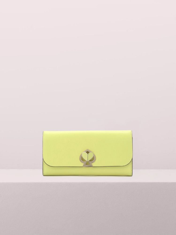 kate spade　黄色　お財布　長財布　箱、カード付き　未使用　金運アップ