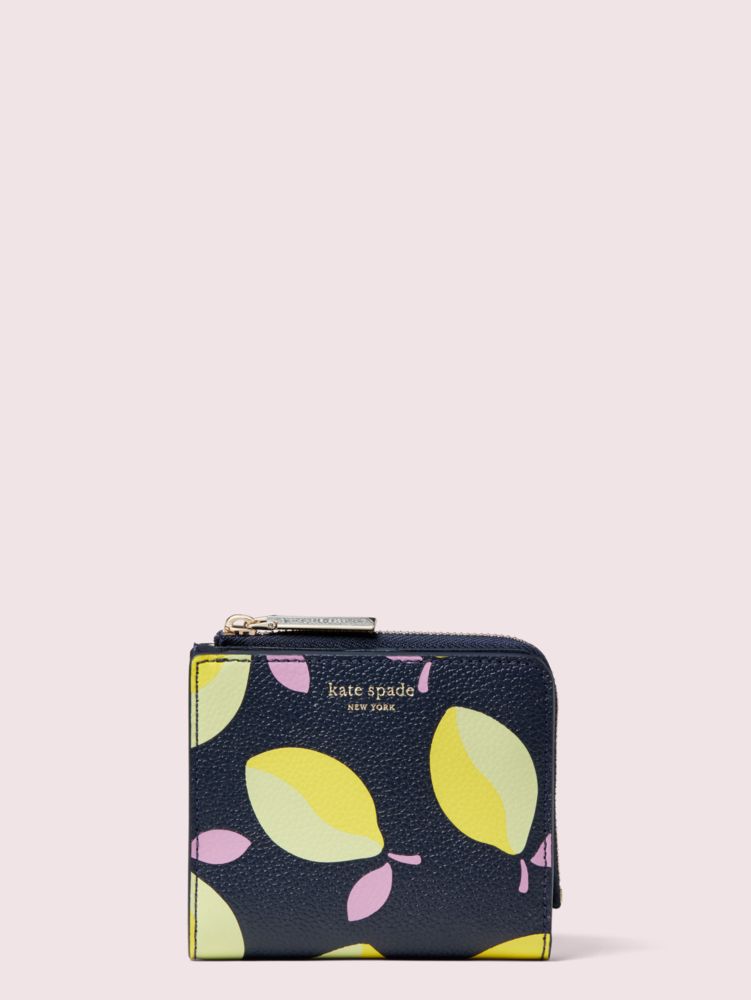 人気のミニ財布はKate spadeのマルゴー レモン です